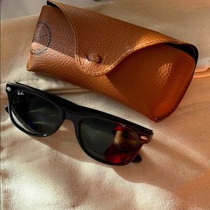 Black Ray-Ban sunglasses